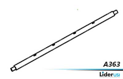 Peças Adast  - Eixo das pinças da barra tira folha