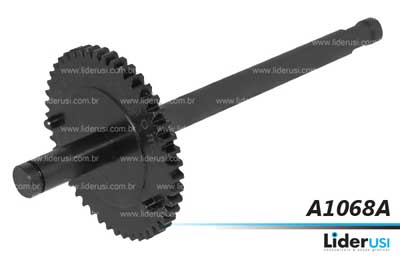 Peças Adast  - Engrenagem com eixo do sistema de tinta