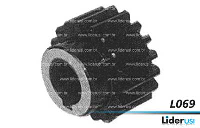 Peça Solna  - Engrenagem do cilindro de chapa
