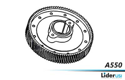 Peças Adast  - Engrenagem do contra pressão