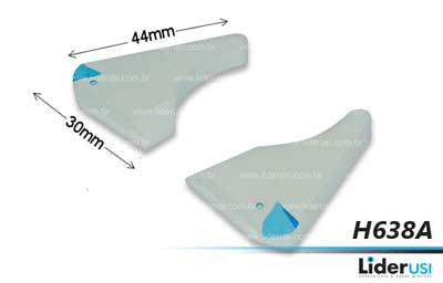 Peças Heidelberg - Lateral de Teflon (KOMPAC III SYSTEM)