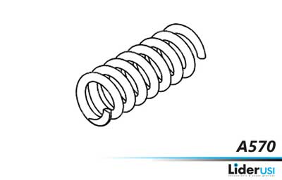 Peças Adast  - Mola da pinça do contra