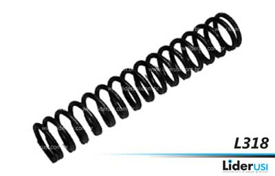 Peça Solna  - Mola de pressão de ar