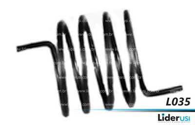 Peças Solna  - Mola do suporte esticador do cadarço