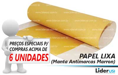 Peça Rotativa  - Papel lixa - Manta Perolizada