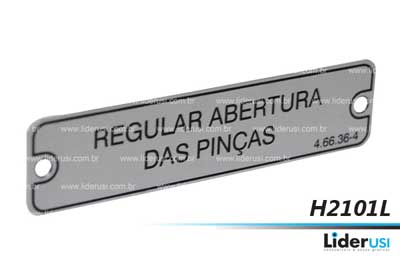 Peça Heidelberg - Placa de Identificação Abertura das Pinças