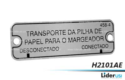 Peças Heidelberg - Placa de Identificação