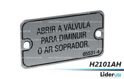 Peça Heidelberg - Placa de Identificação