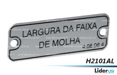 Peça Heidelberg - Placa de Identificação