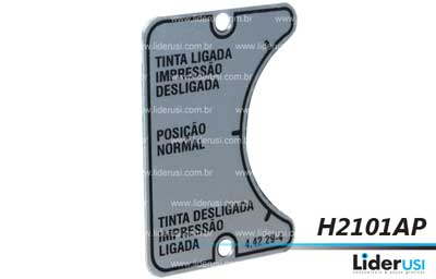 Peças Offset - Placa de Identificação