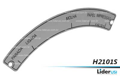 Peça Heidelberg - Placa de Identificação