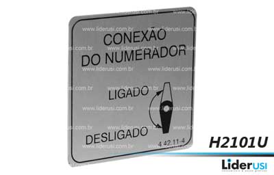 Peças Heidelberg - Placa de Identificação