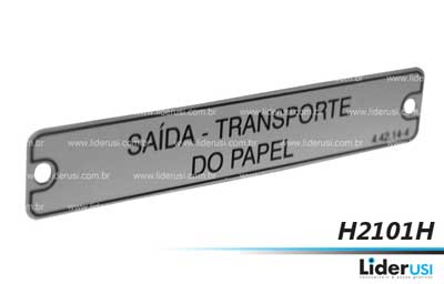 Peças Heidelberg - Placa de Identificação Saída Transp do Papel