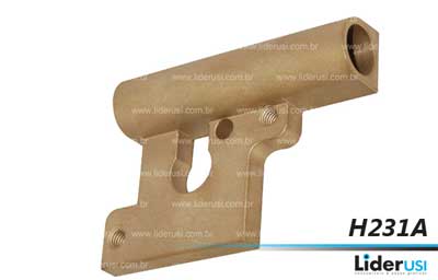 Peças Offset - Suporte de bronze do puxador LI